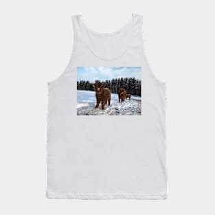 Scottish Highland Cattle Calves 1680 Tank Top